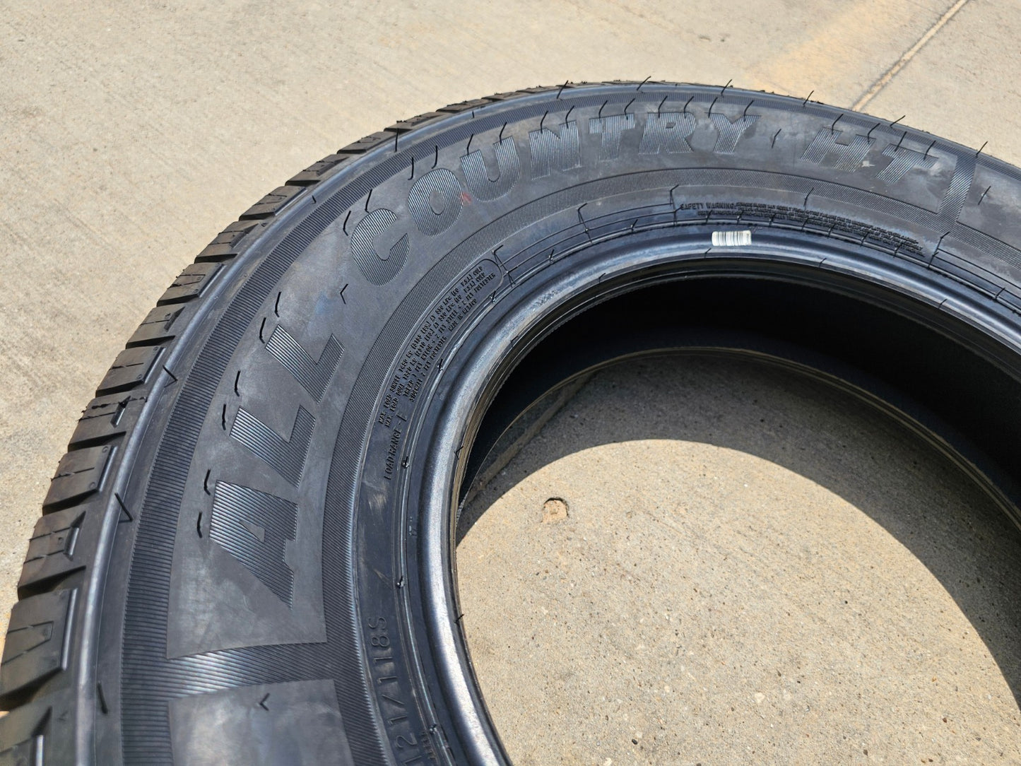 (1) 245/75/17 Ironman All Country H/T tire 245/75R17 M+S 121S LT 10 ply LRE NEW
