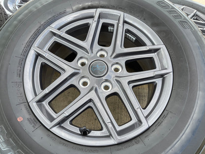 17" Jeep Wrangler Rubicon OEM wheels rims 9324 Gladiator SET BRIDGESTONE A/T