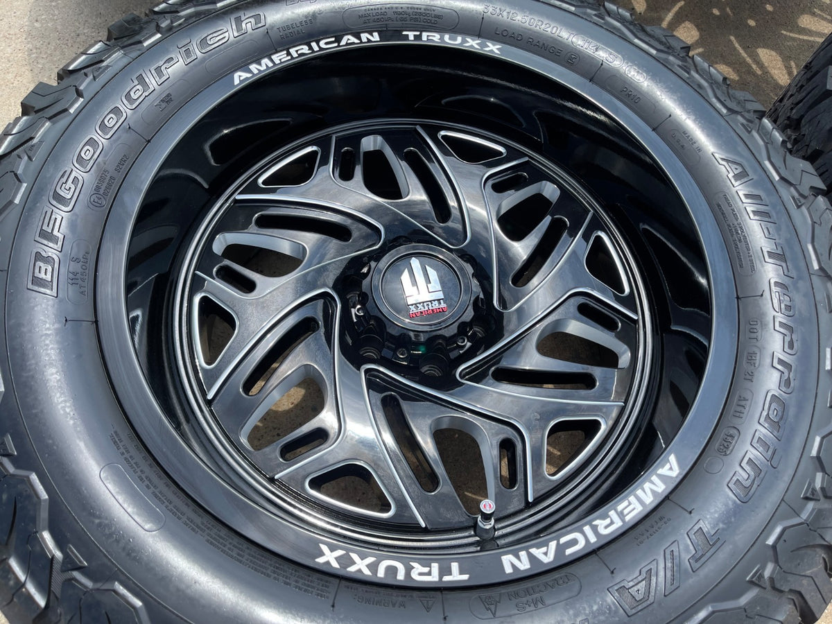 20" 20x10 American Truxx AT1914 Euphoria Ford F-150 rims wheels Expedition BFG