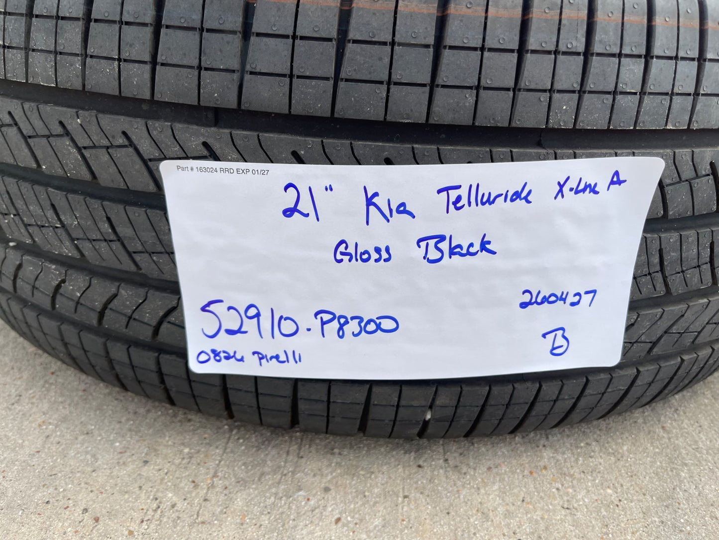 21" Kia Telluride Prestige OEM wheels rims Sorento Sedona 2025 2026 2027 NEW