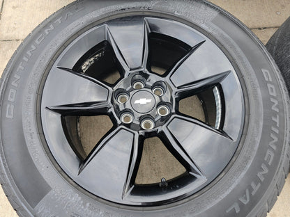 18" Chevy Colorado REDLINE OEM wheels rims 5747 5818 tires 2019 2020 2021 2022