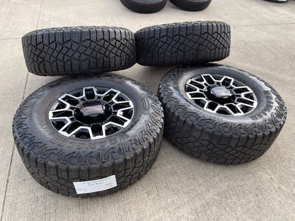 18" GMC Sierra AT4X Chevy Trail Boss 2500 OEM 14136 wheels rims GOODYEAR 35"