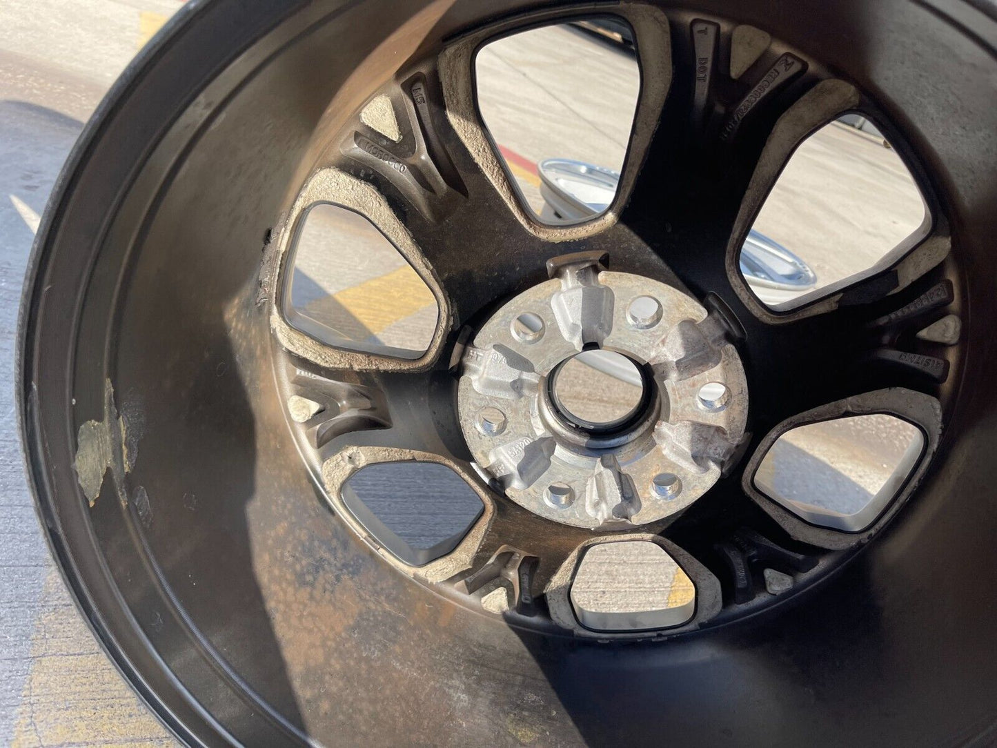 (1) 20" Dodge Ram 1500 OEM Laramie Black 2680 wheel Spare 2022 2023 2024 2025