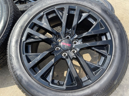 22" GMC Yukon Sierra OEM Chevy Silverado Tahoe 5903 wheels rims BRIDGESTONE SET