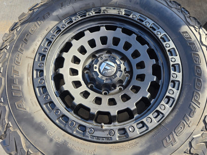 20" FUEL D633 Zephyr GMC Sierra Chevy Silverado 2500 3500 wheels rims 8x180 BFG