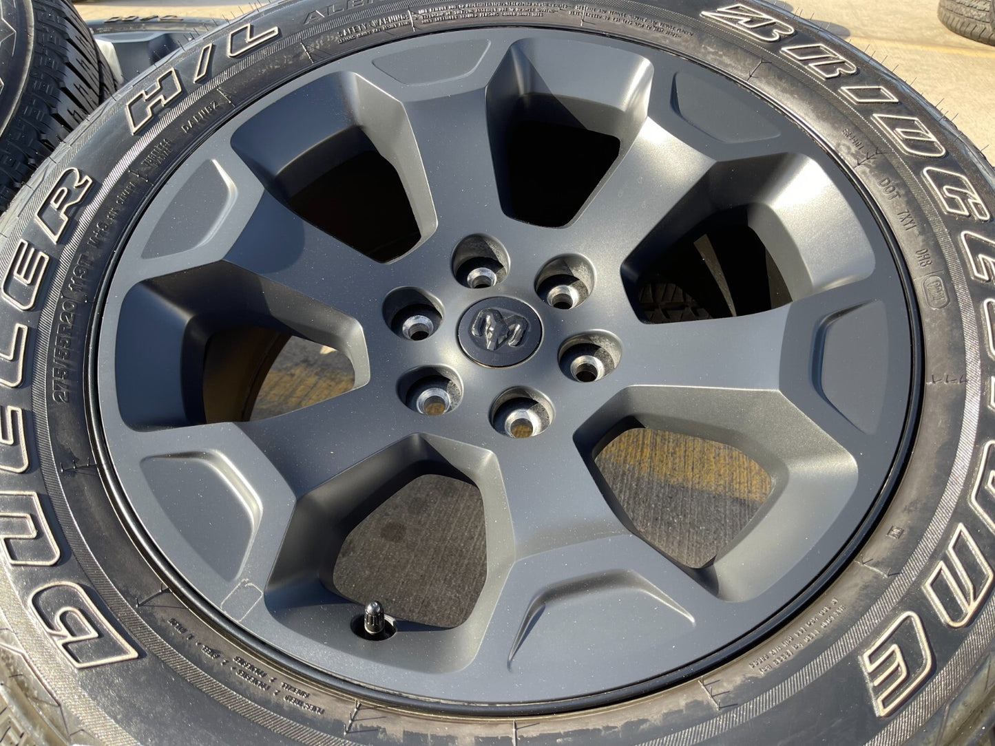 20" Dodge Ram 1500 OEM Laramie Black 2680 wheels rims 2022 2023 2024 2025 2026