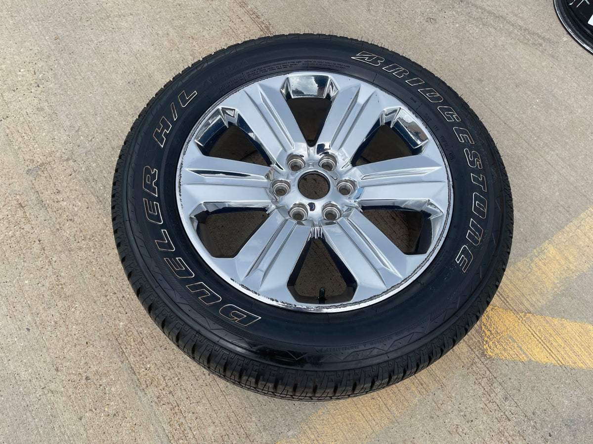 20" Ford F-150 Expedition OEM 10171 Lariat rim wheel tire CHROME single spare