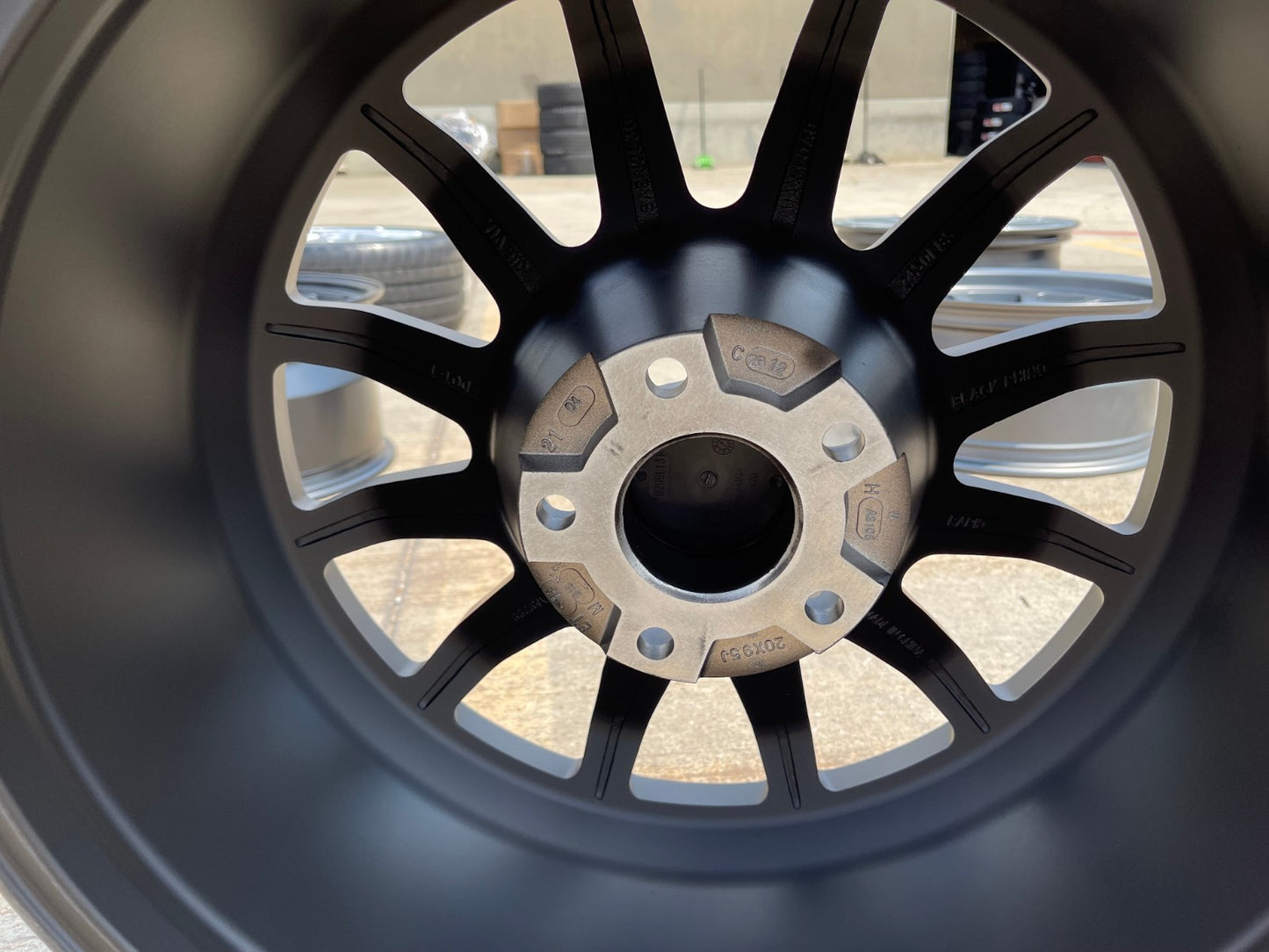(1) 20" 20x9.5 Black Rhino Rapid RF Jeep Wrangler Gladiator wheel rim NEW