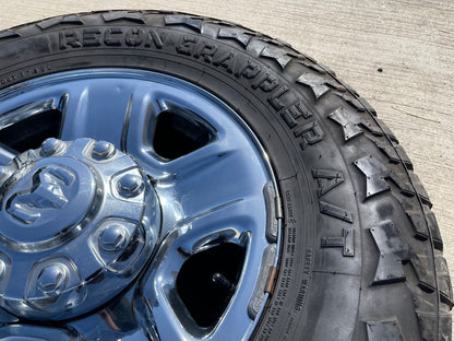 18" Dodge Ram 2500 3500 STEEL chrome OEM 2473 wheels rims NITRO