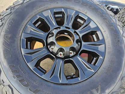 18" Ford F-250 F-350 OEM TREMOR black rims wheels 10097 tires BFG 34"