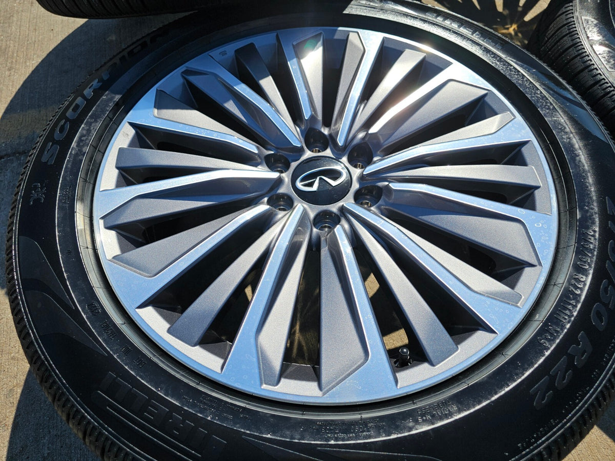 22" Infiniti QX80 QX56 Nissan Titan Armada OEM 94236 wheels rims 2026 2027 NEW