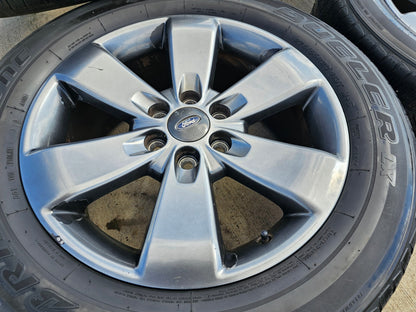 20" Ford Expedition F-150 OEM gray wheels rims 3833 3896 tires BRIDGESTONE