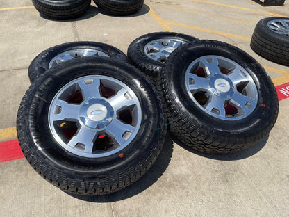 18" Ford F-150 Expedition 3779 OEM rims wheels tires SET GOODYEAR NEW