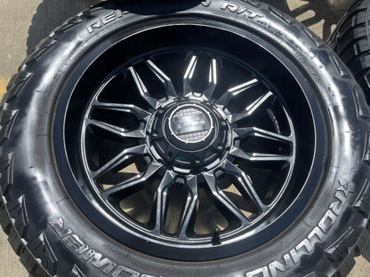 20" 20x10 Impact Off-Road 827 Silverado Ford F-150 RAM wheels rims 6x139 6x135