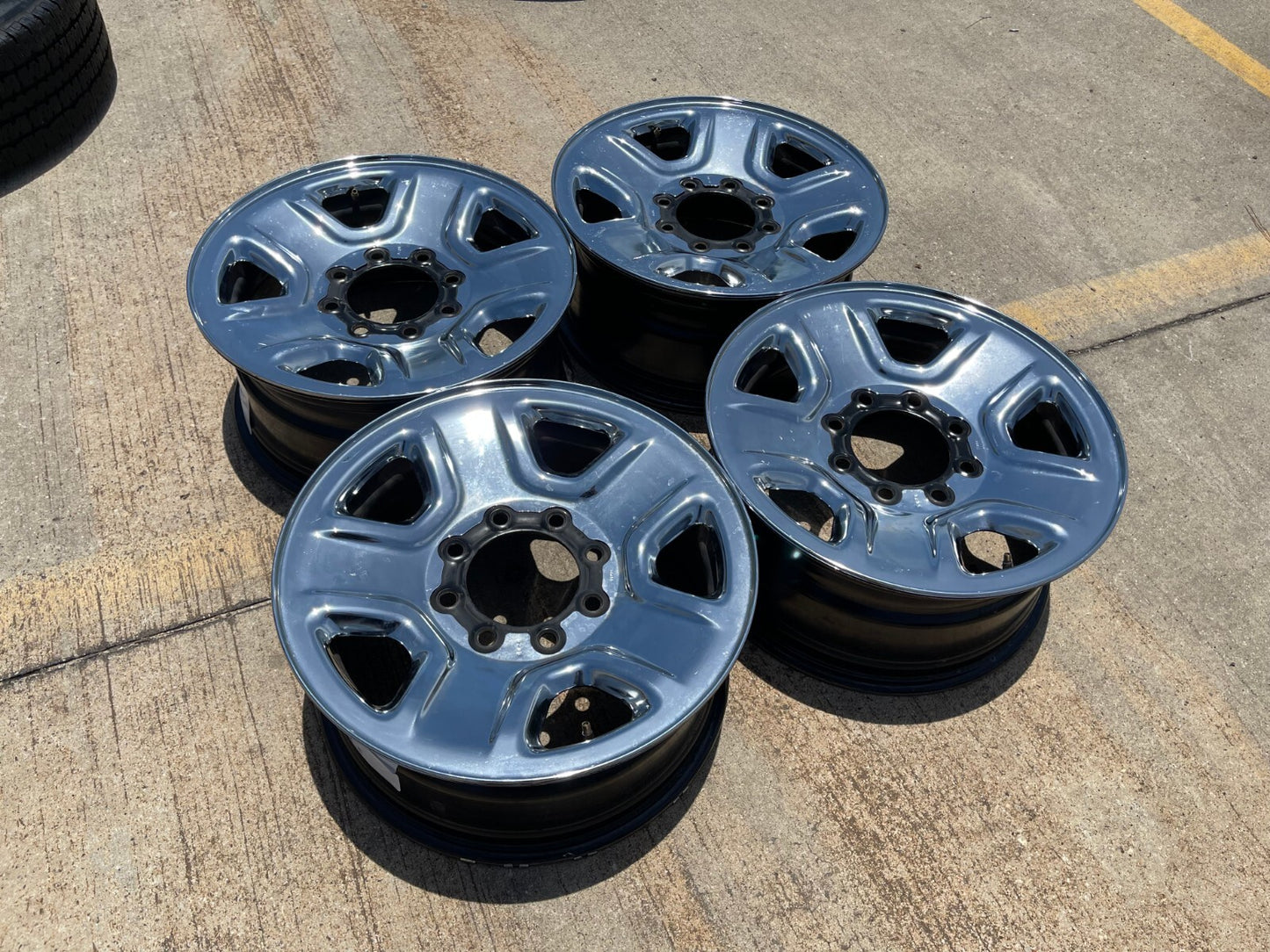 18" Dodge Ram 2500 3500 STEEL chrome OEM 2473 wheels rims 2023 2024 2025 2026