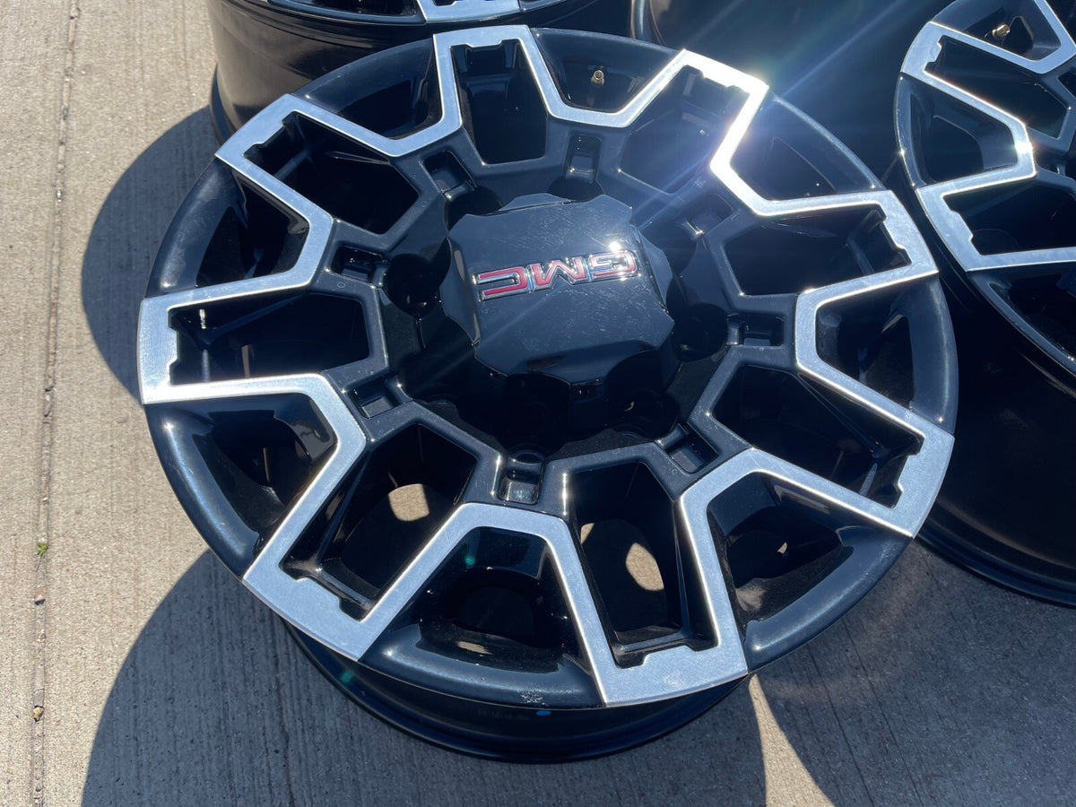 18" GMC Sierra AT4X Chevy Trail Boss 2500 OEM 14136 wheels rims 2025 2026 NEW