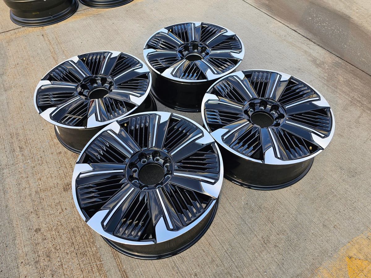 24" Cadillac Escalade IQ EV OEM 8x165 wheels rims Hummer 2500 2024 2025 2026