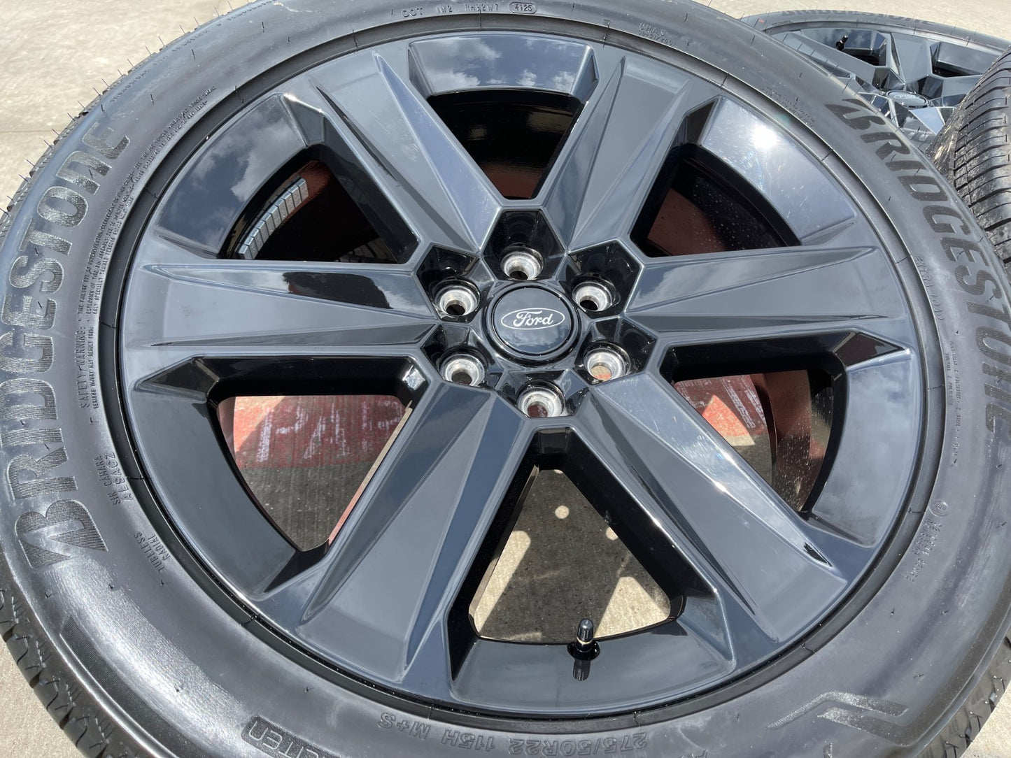 22" Ford F-150 LOBO LARIAT OEM black rims wheels tires Expedition 2026 2027 NEW
