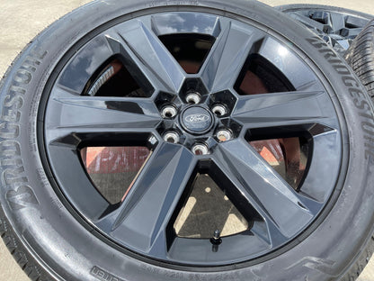 22" Ford F-150 LOBO LARIAT OEM black rims wheels tires Expedition 2026 2027 NEW