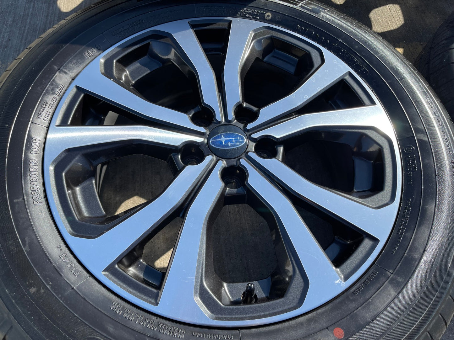 18" Subaru Outback Legacy Forester OEM wheels rims 68869 tires NEW TOYO