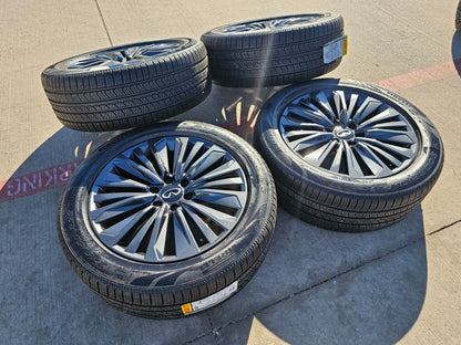 22" Infiniti QX80 QX56 Nissan Titan Armada OEM wheels rims tires 2024 2025 NEW