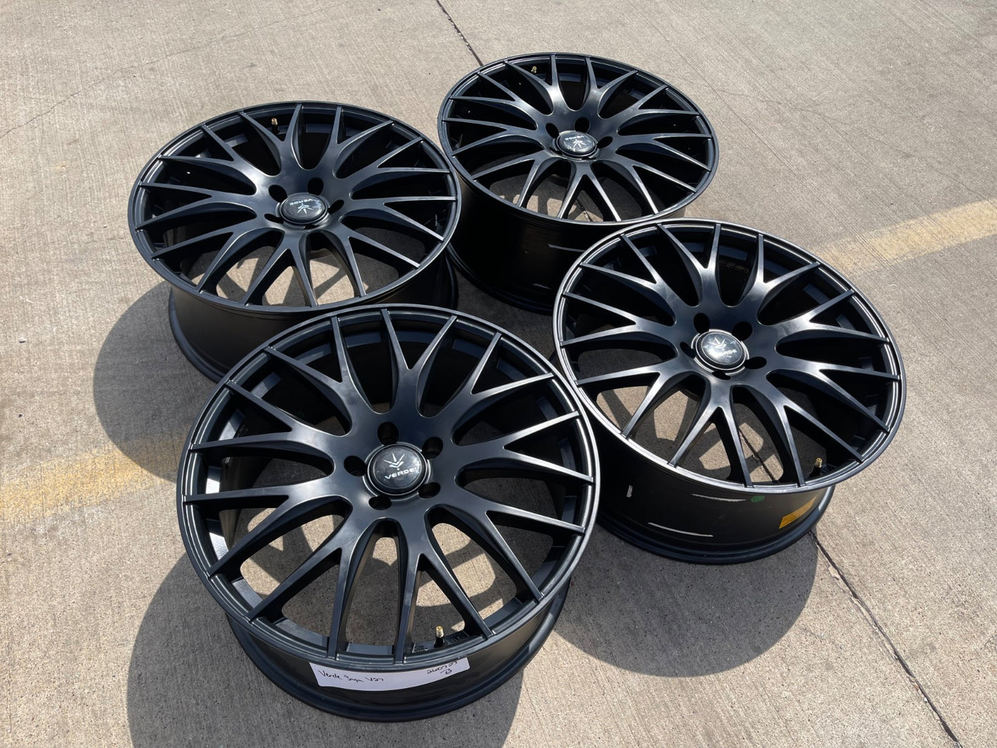 20x8.5 20" Verde Saga V27 wheels rims Audi Q7 Q8 VW Atlas A6 S6 A7 5x112 NEW