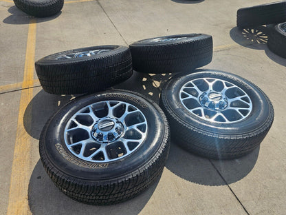 20" Ford F-250 F-350 OEM Lariat wheels rims 10292 tires 2021 2022 2023 2024 2025