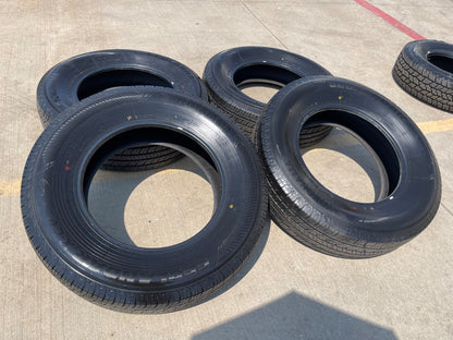 (4) 245/75/18 Yokohama Geolander X-CV tires 245/75R18 112T TAKE OFFS SET NEW