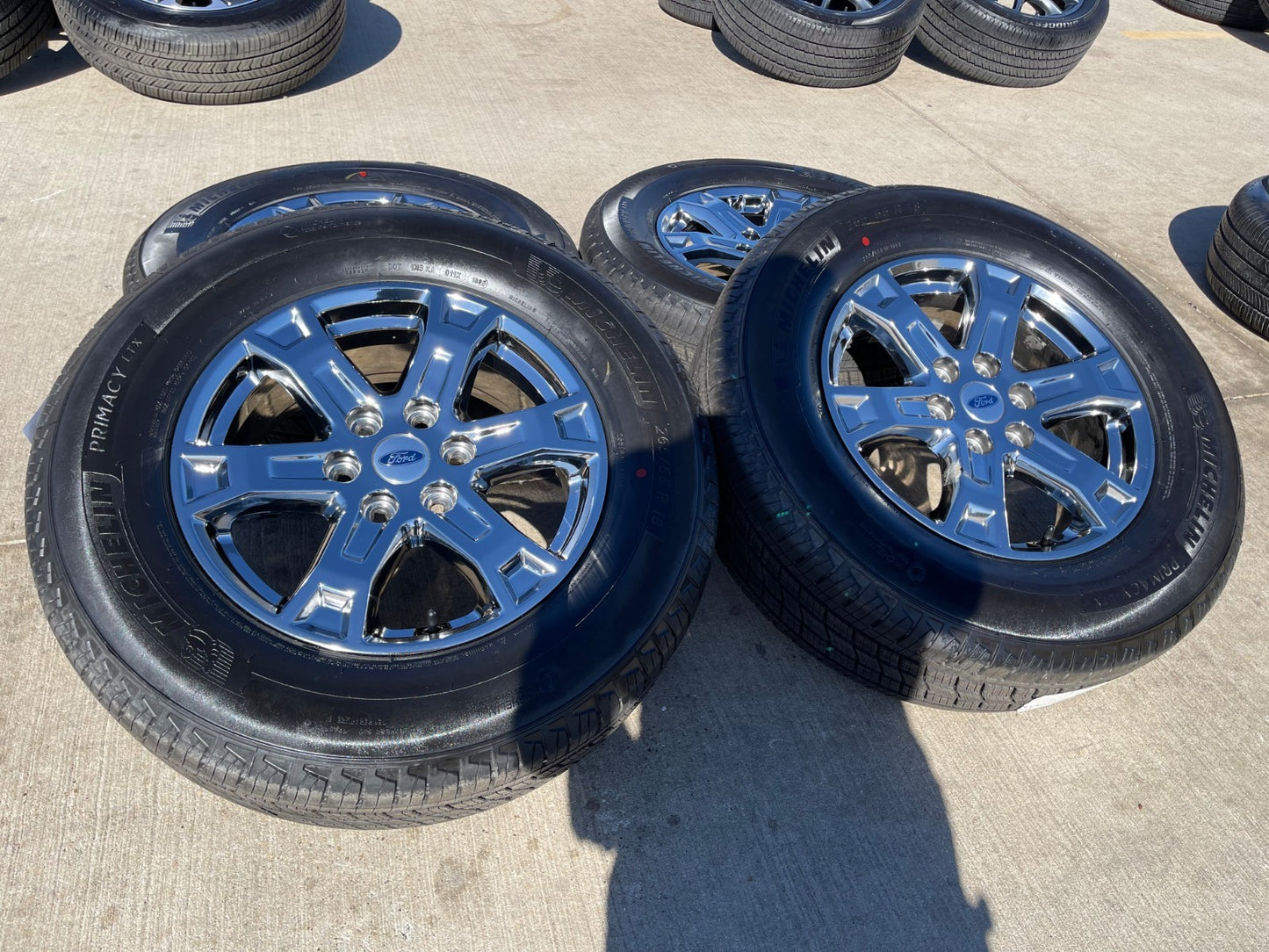 18" Ford F-150 Expedition OEM 10343 chrome rims wheels 2024 2025 2026 MICHELIN