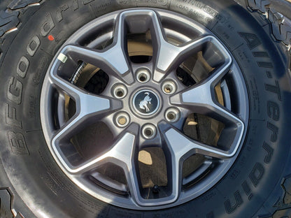 17" Ford Bronco wheels rims SASQUATCH Ranger 95229 10387 BFG 2024 2025 2026 NEW