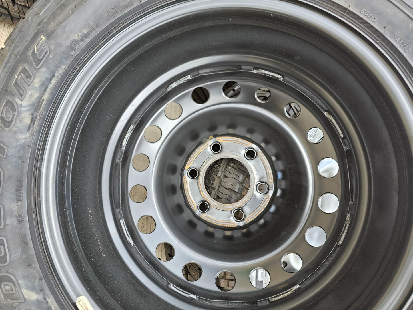 (4) 18" INEOS Grenadier OEM wheels rims tires STEEL 2023 2024 2025 2026 2027 NEW