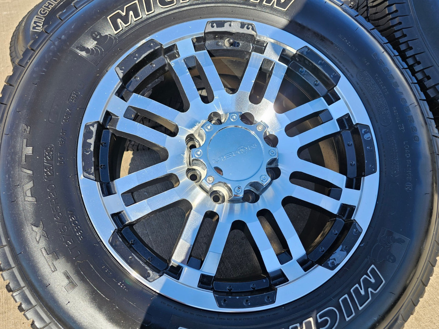 20" 20x9 VISION 375 Warrior Chevy Dodge Ram 2500 3500 wheels rims 8x165 8x6.5