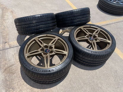 19" + 20" Chevy Corvette C8 OEM wheels rims BRONZE 14007 14008 2024 2025 NEW