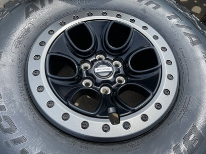 17" Ford F-150 Raptor OEM BEADLOCK rims wheels 10459 95210 BFG KO2 37" tires NEW