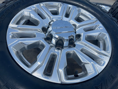 20" GMC Sierra Denali 2500 3500 OEM 5957 wheels rims 2024 2025 NEW BFG KO2