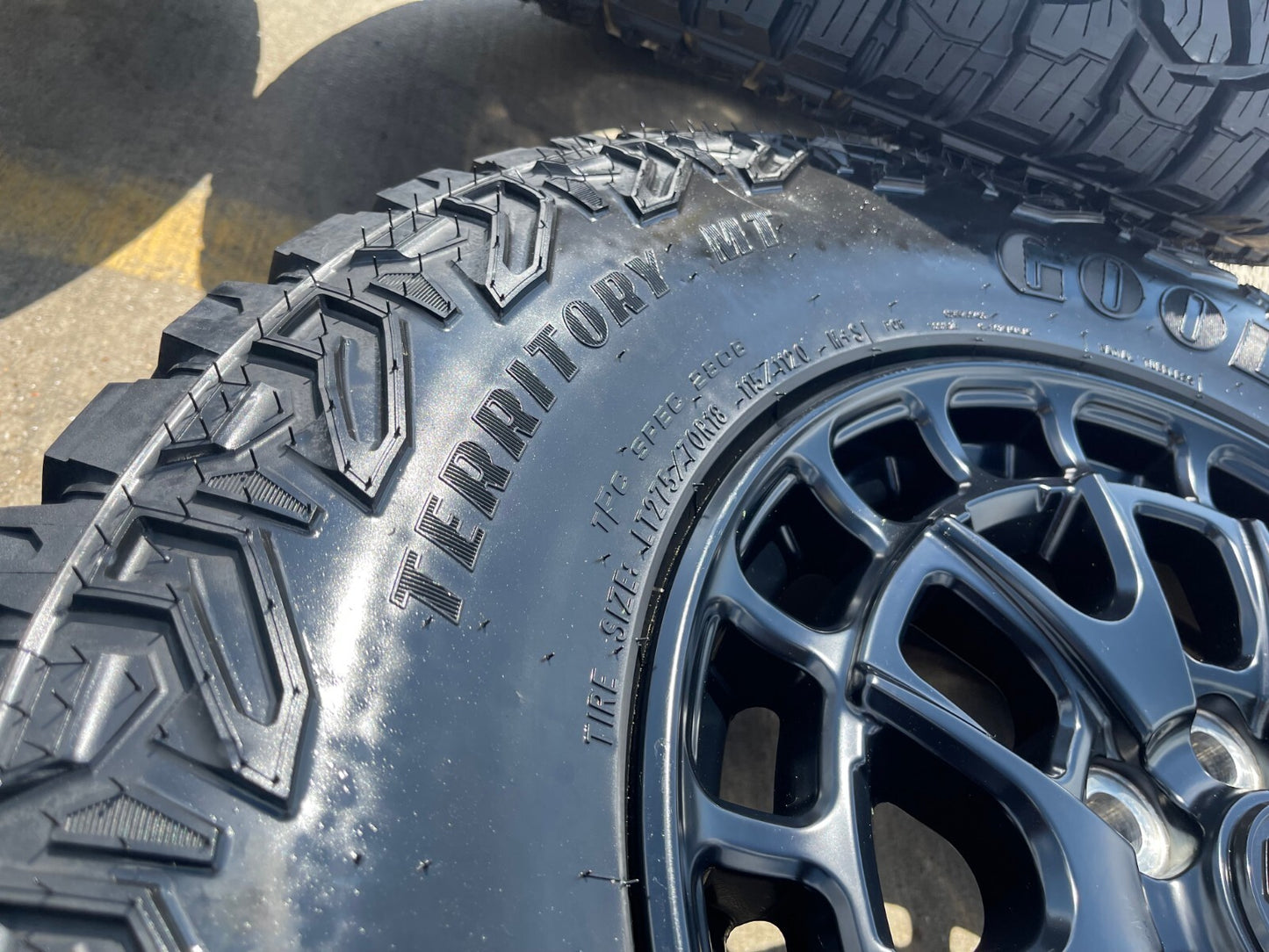 18" Toyota Tundra TSS T FORCE TRD OEM black wheels rims Sequoia 2024 2025 NEW