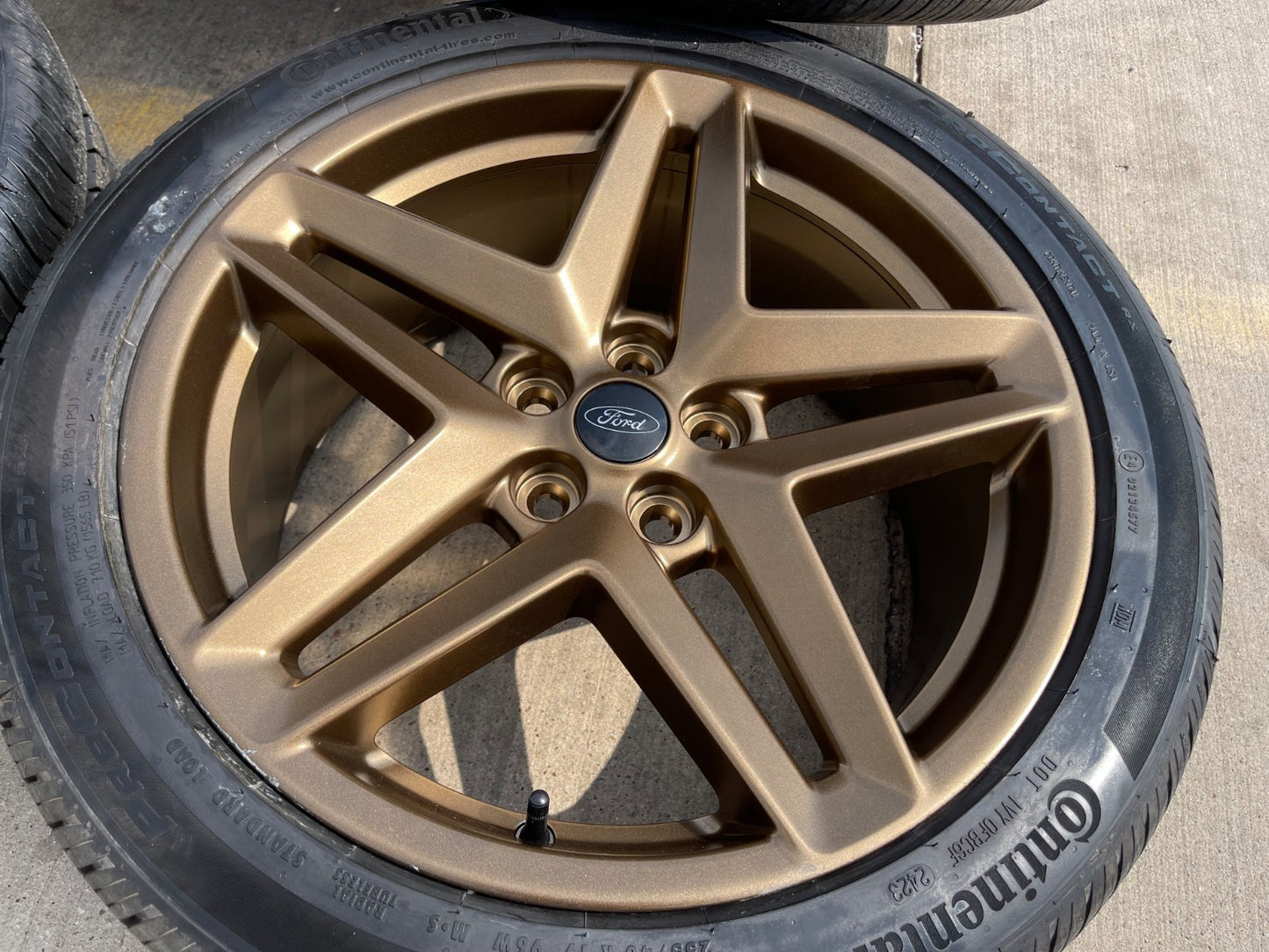 19" Ford Mustang Stealth GT OEM 10595 wheels rims 2023 2024 2025 2026 BRONZE