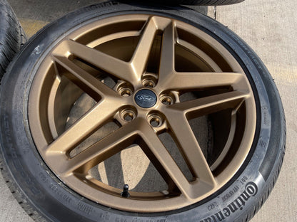 19" Ford Mustang Stealth GT OEM 10595 wheels rims 2023 2024 2025 2026 BRONZE