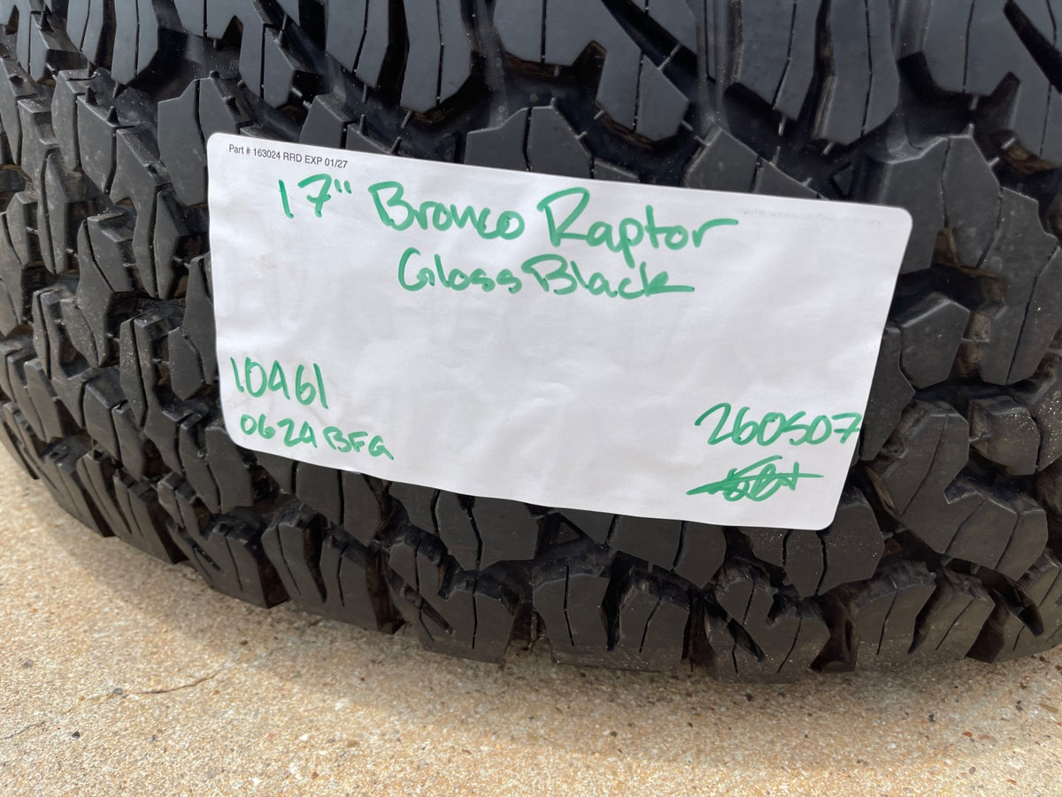 17" Ford F-150 Raptor Bronco OEM 10461 rim wheel spare 2024 2025 2026 BFG NEW