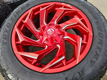 20x9 Fuel D754 REACTION Chevy Silverado Ford F-150 RAM wheels rims 6x139 6x135