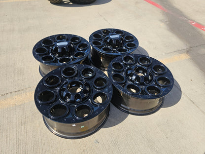 20" Ford F-250 F-350 OEM black Lariat wheels rims 10299 10484 NEW