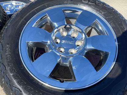 20" GMC Sierra Yukon DENALI OEM wheels rims 5419 BRIDGESTONE DUELER A/T NEW