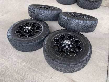 20" Ford F-250 F-350 OEM black TREMOR wheels rims 10299 10484 tires BFG