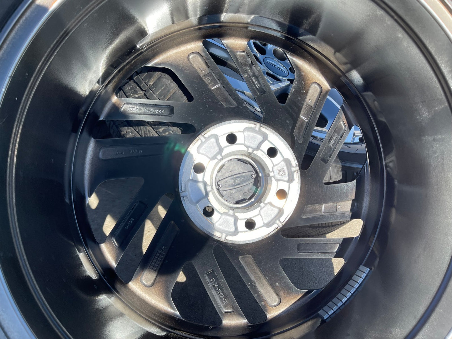 22" Lincoln Navigator OEM 94225 rims wheels BLACK LABEL 2025 2026 MICHELIN
