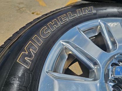 20" Ford F-250 F-350 Platinum OEM rims wheels 10103 tires MICHELIN A/T2