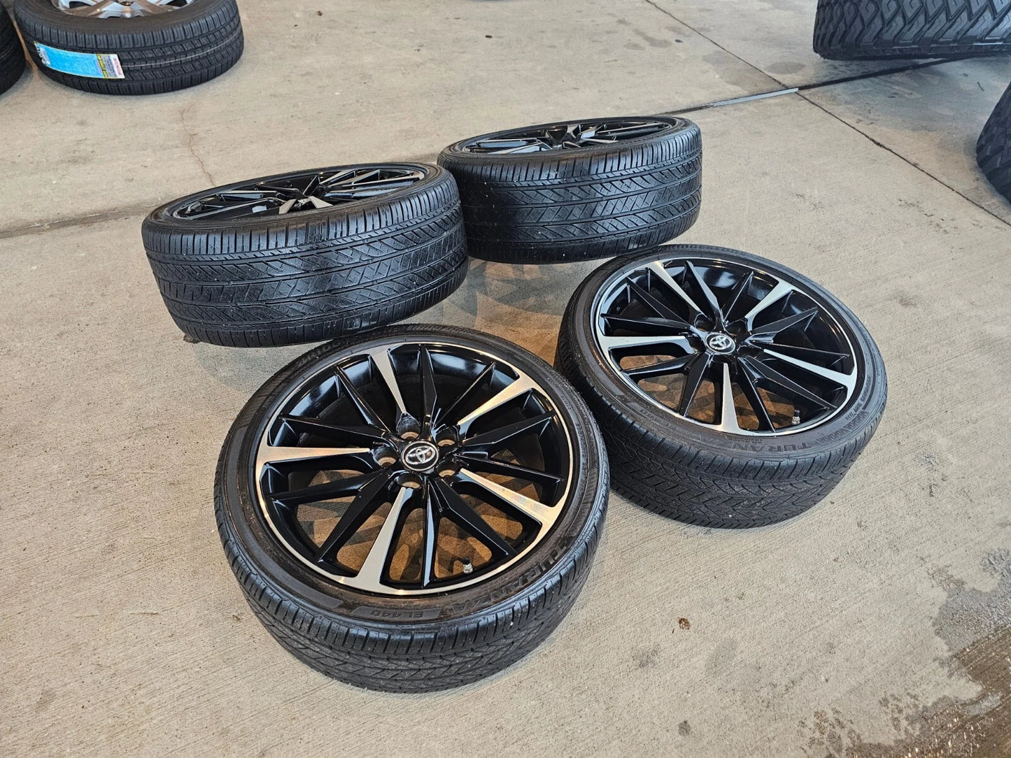 19" Toyota Camry OEM TRD black wheels rims 75222 Avalon Lexus