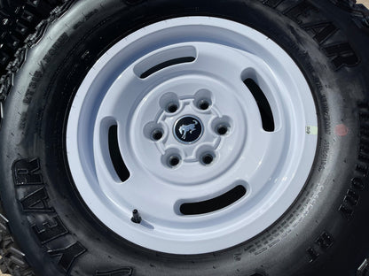 17" Ford Bronco HERITAGE Stroppe Edition 10463 OEM wheels rims white SET NEW 35"