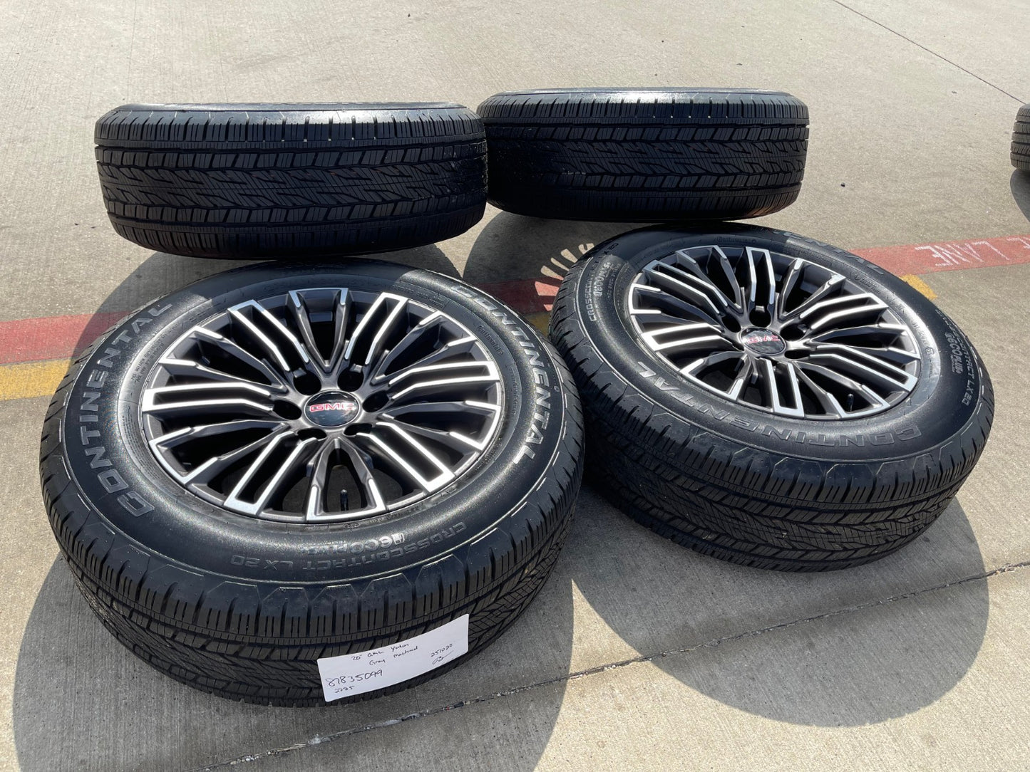 20" GMC Sierra Yukon Chevy Silverado OEM wheels rims 2024 2025 2026 NEW