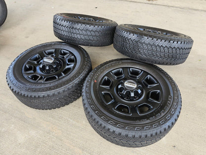20" Ford F-250 F-350 OEM Lariat Platinum wheels rims 10486 tires 2024 2025