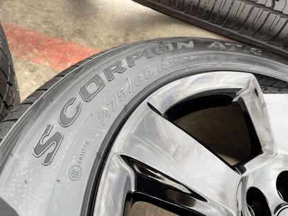 20" Chevy Silverado 1500 Tahoe Suburban OEM wheels rims 5652 PIRELLI A/TR NEW